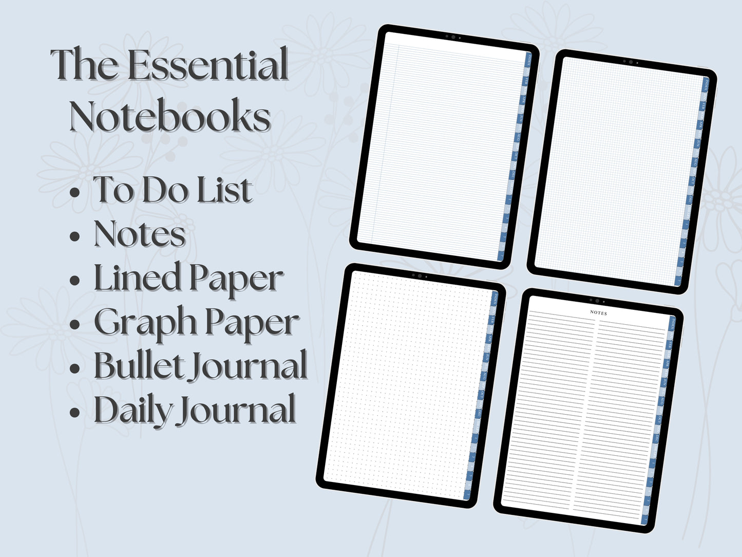 Blue Skies 2026 Digital Planner