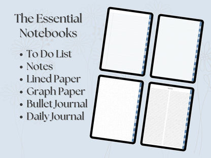 Blue Skies 2026 Digital Planner