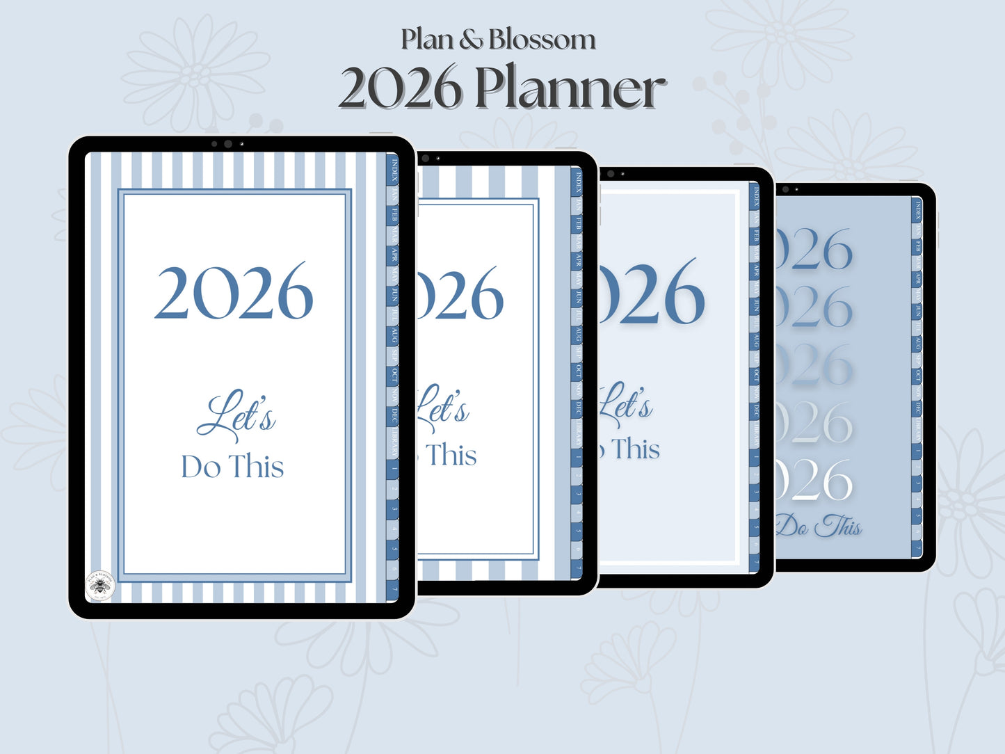 Blue Skies 2026 Digital Planner