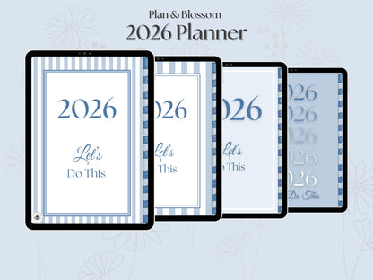 Blue Skies 2026 Digital Planner