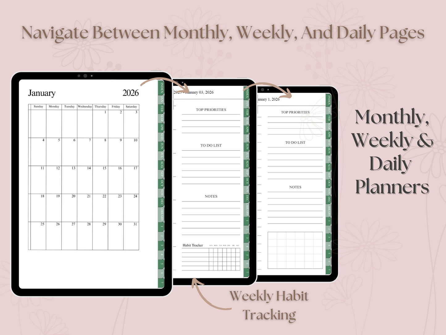 On The Green 2026 Digital Planner