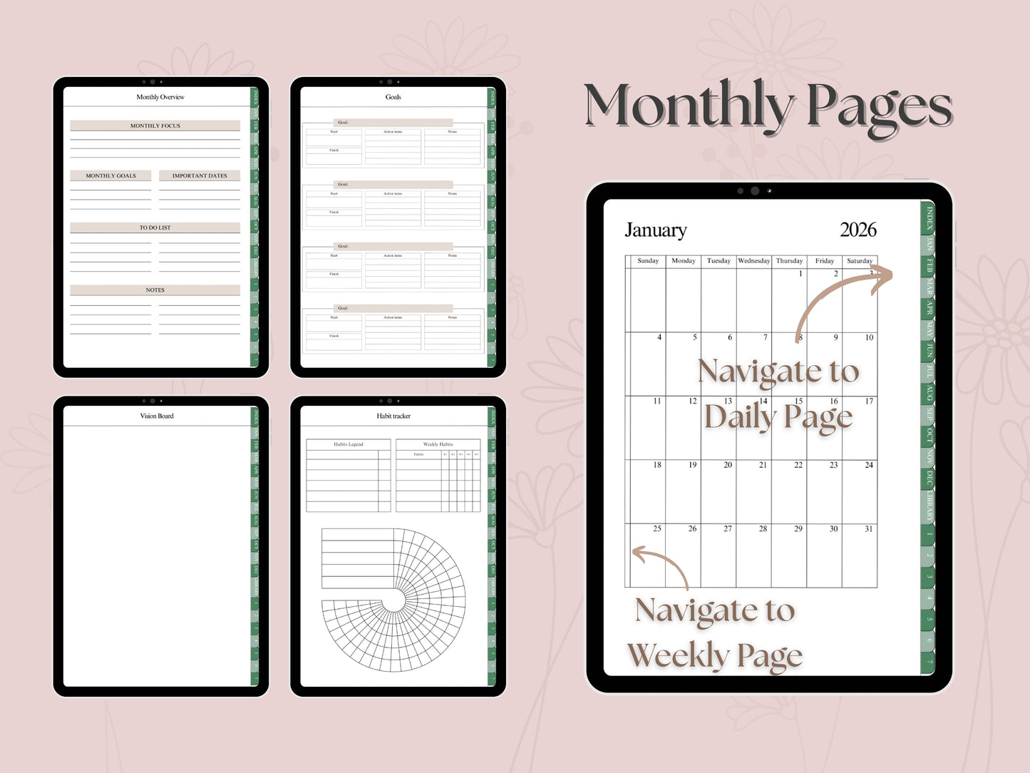 On The Green 2026 Digital Planner