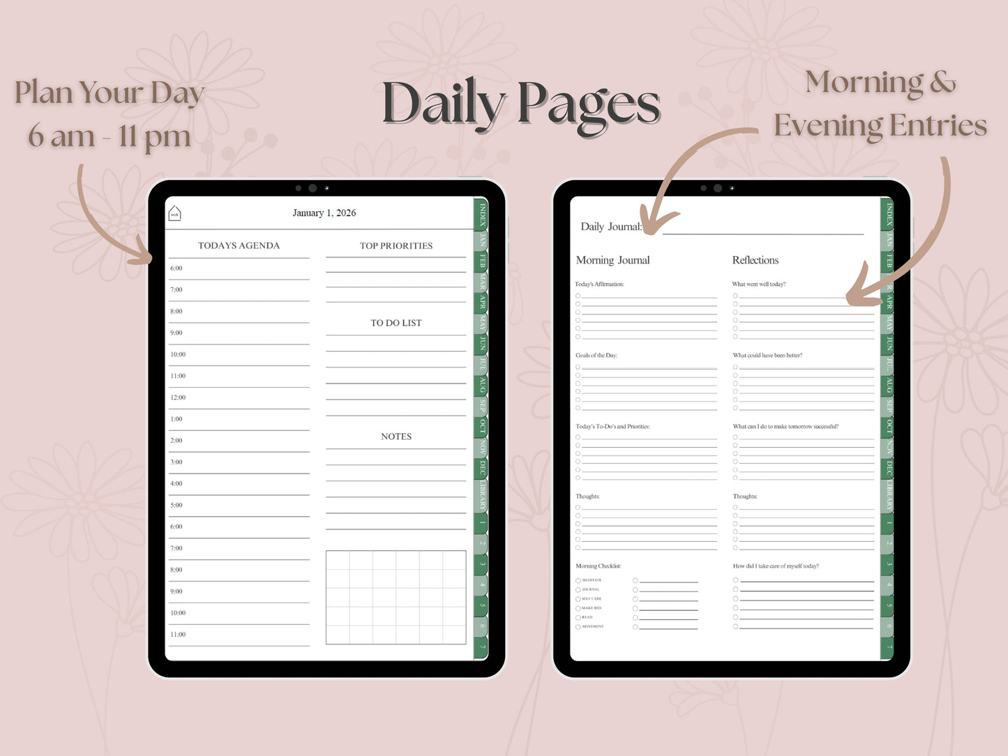 On The Green 2026 Digital Planner