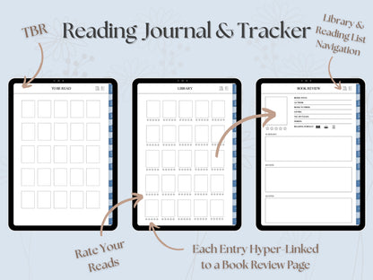 Blue Skies 2026 Digital Planner